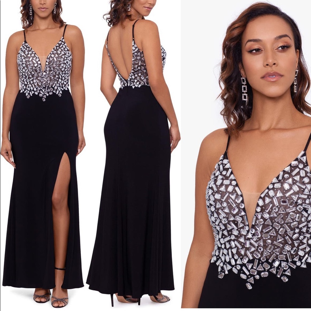 Xscape Embellished Gown